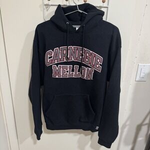 Vintage Russell Athletic Carnegie Mellon University Hoodie Sweatshirt Men Large
